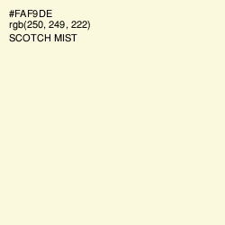 #FAF9DE - Scotch Mist Color Image